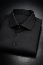 Camisa Negra Elegante.