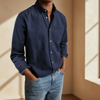Camisa azul marino 2