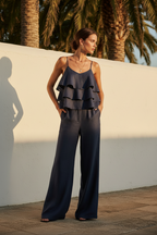 Conjunto lino azul marino — foto 1
