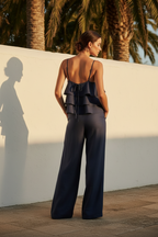 Conjunto lino azul marino — foto 3