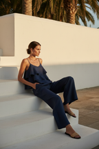 Conjunto lino azul marino — foto 5