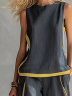Conjunto Elegante de Dos Piezas