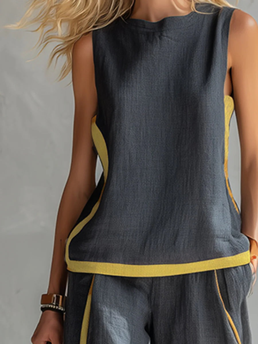 Conjunto Elegante de Dos Piezas