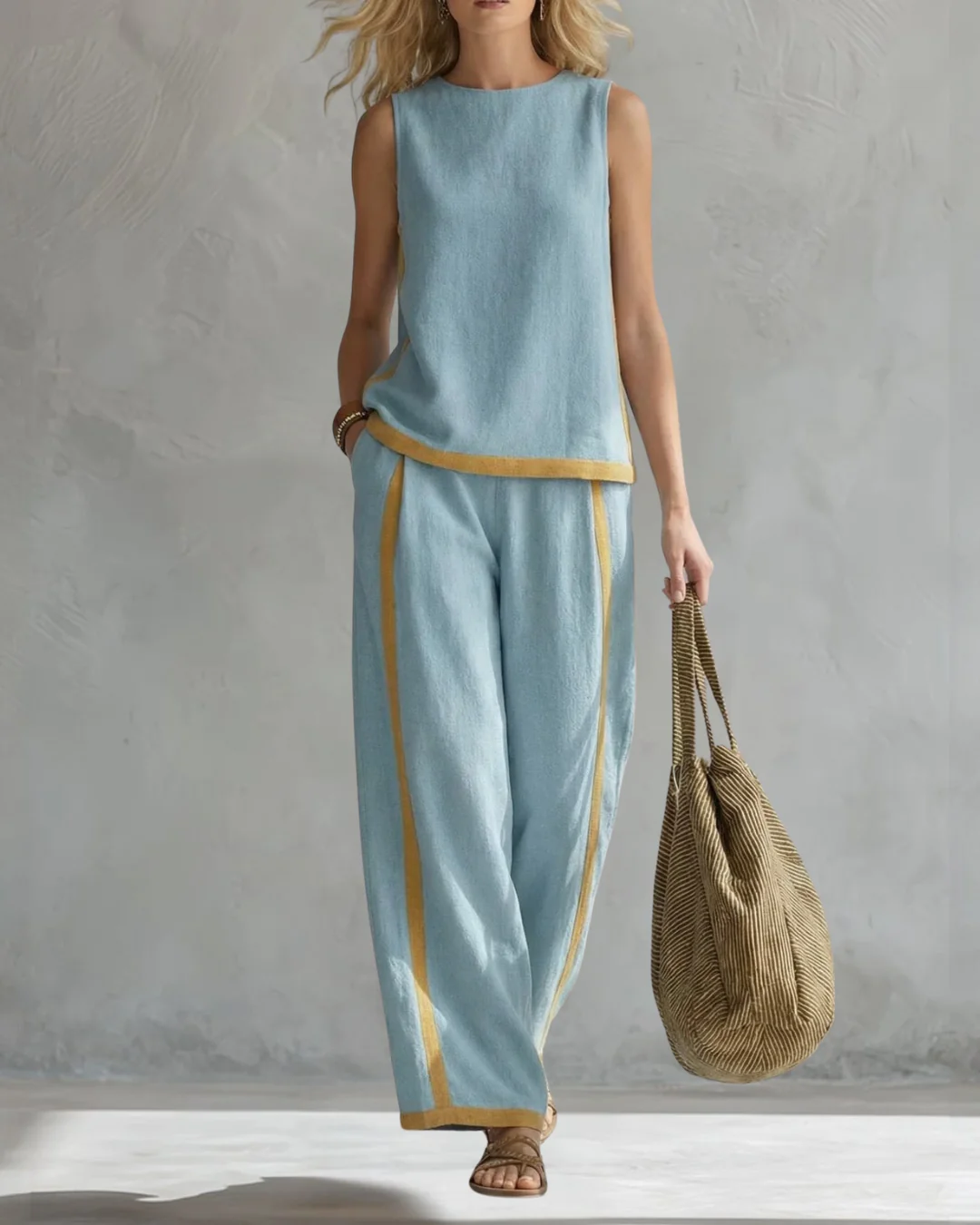 Conjunto Elegante de Dos Piezas