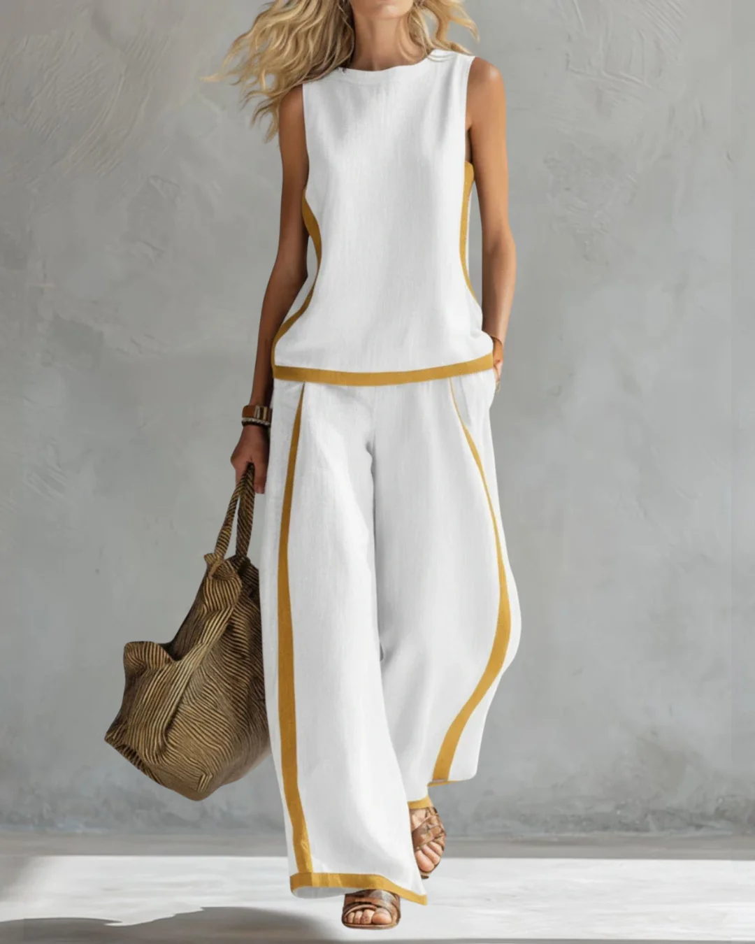 Conjunto Elegante de Dos Piezas