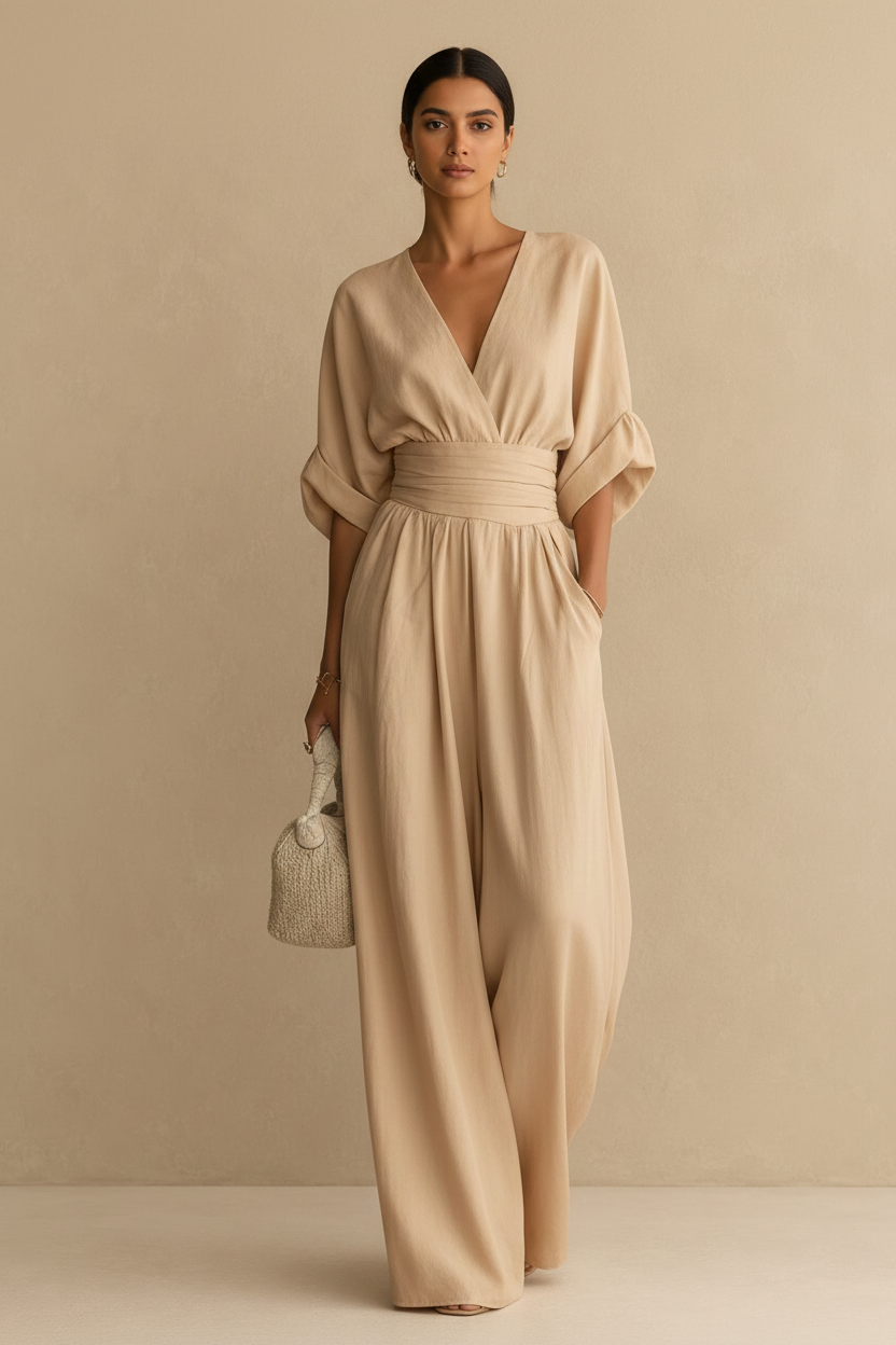Jumpsuit beige
