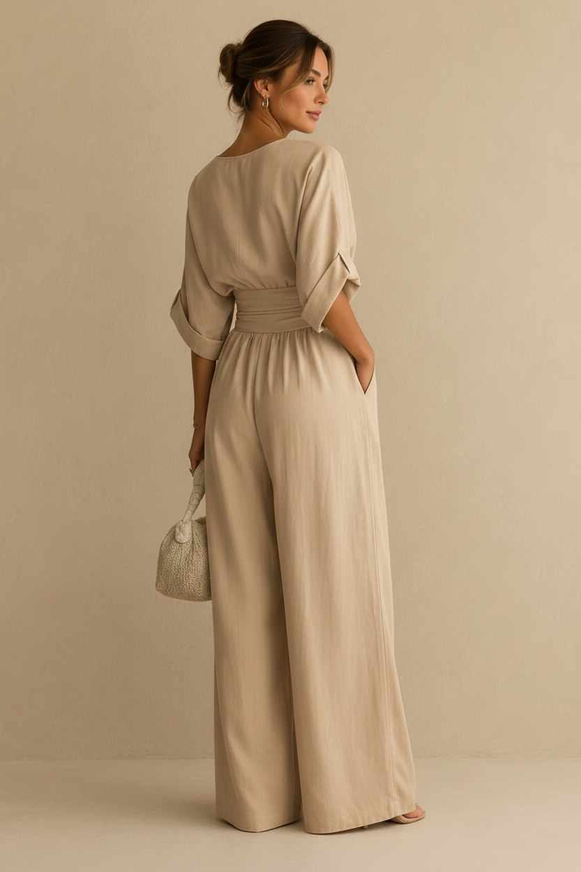 Jumpsuit beige