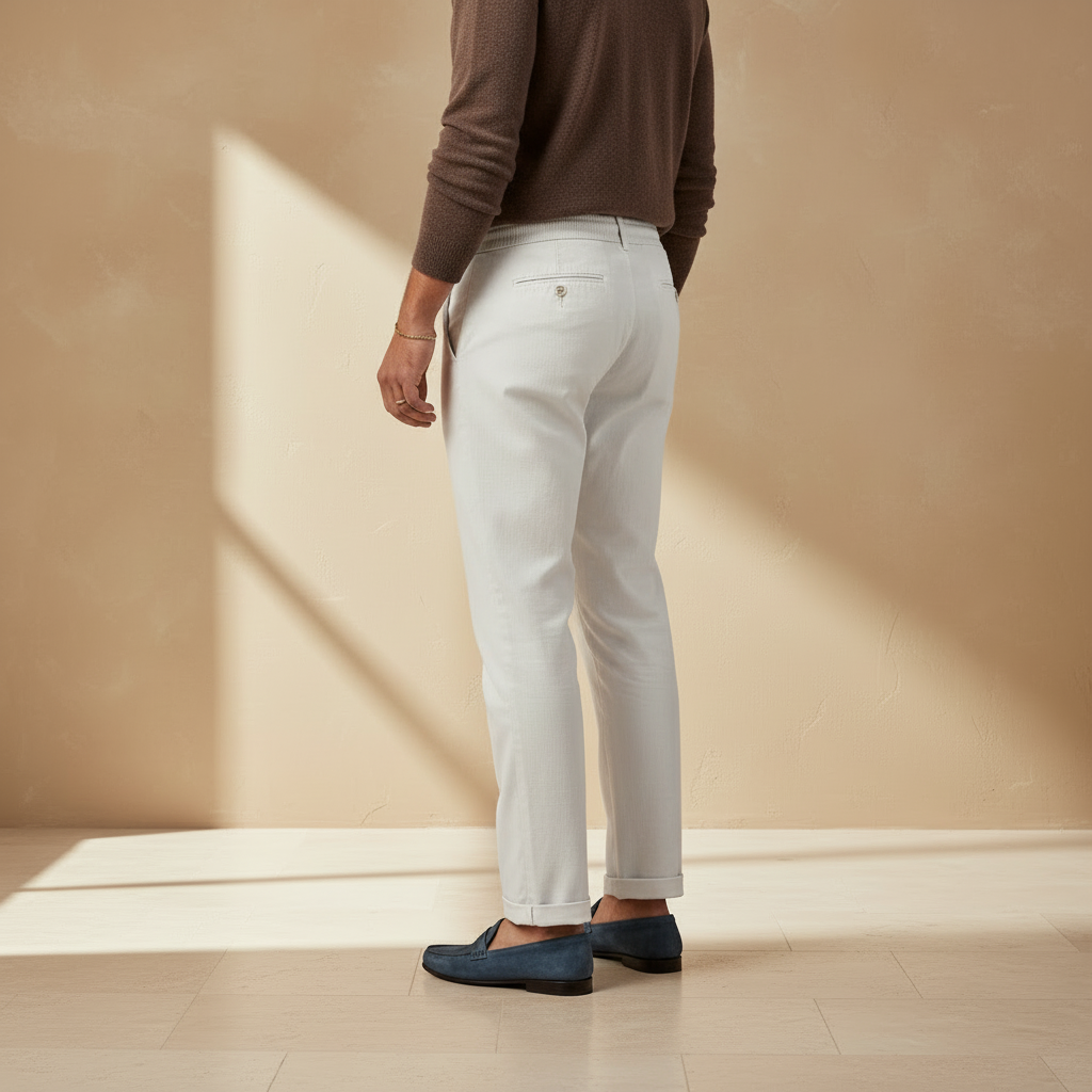 Pantalón Blanco - Espalda
