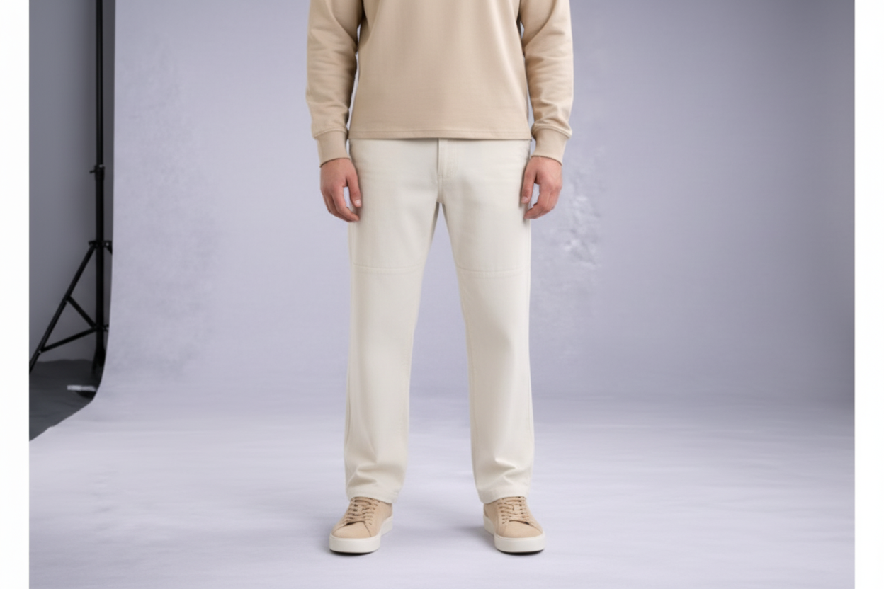 Pantalón Casual Beige