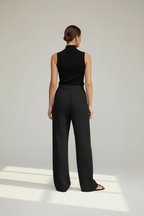 Pantalón negro espalda sin listón