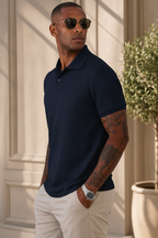 Polo azul oscuro